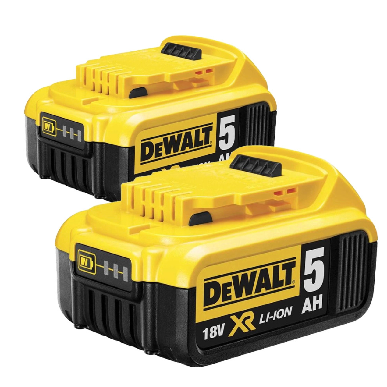 Dewalt DCK2062P2T 2 Piece 18V XR Brushless Power Tool Kit, 2x 5.0Ah Batteries, Charger & Case